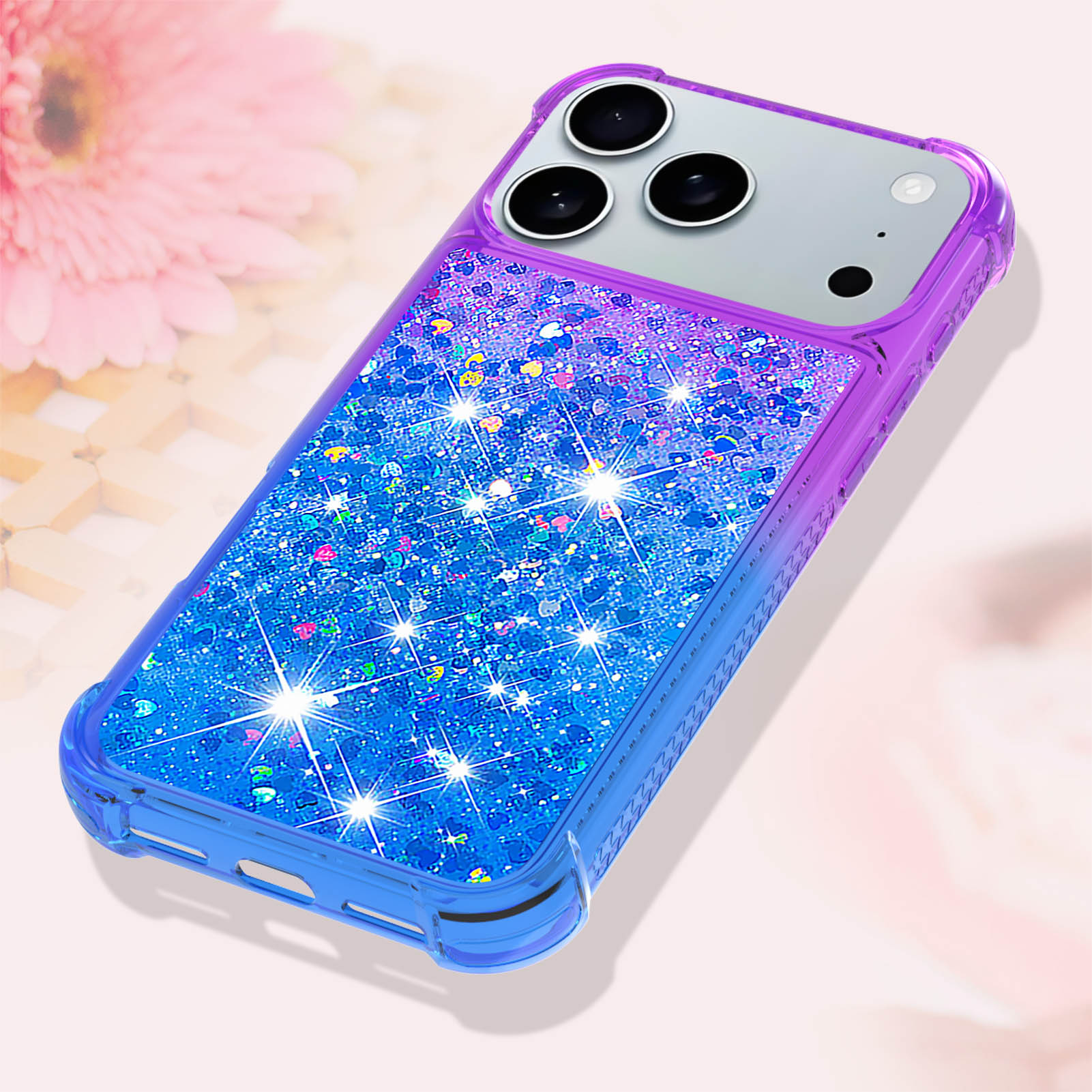 Fragance X - Gradient Bling Glitter Liquid Quicksand Phone