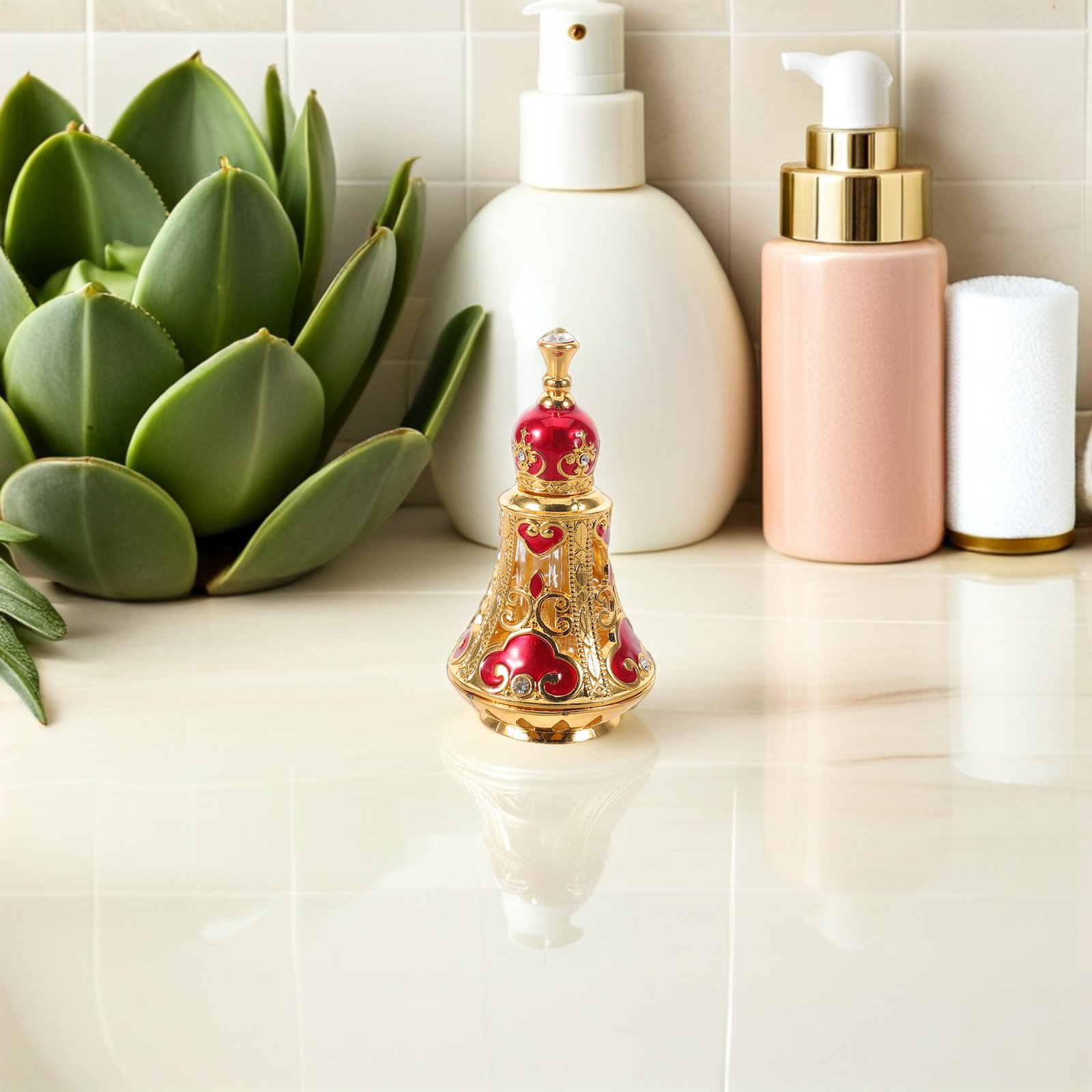 Perfume Refill Bottle - Vintage Refillable Middle Eastern Perfume Bottle