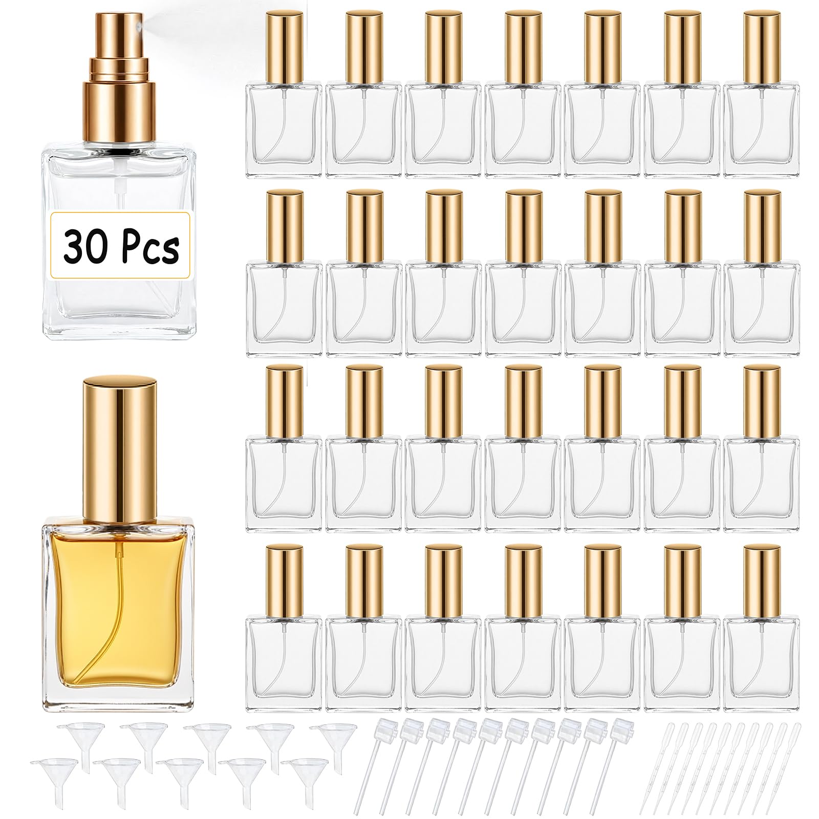 Perfume Fragrance Gallon - High quality 30 15ml clear glass