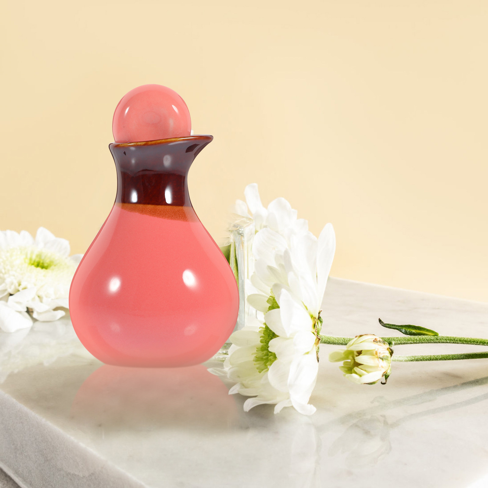 Perfume Refill Bottle - 1Set Essential Oil Bottle Ceramic Refillable