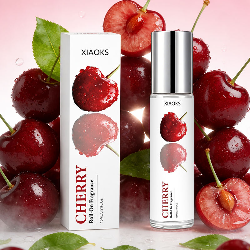 Perfume Fragrance Types - Women's Cherry-Scented Roll-On Perfume, Featuring a