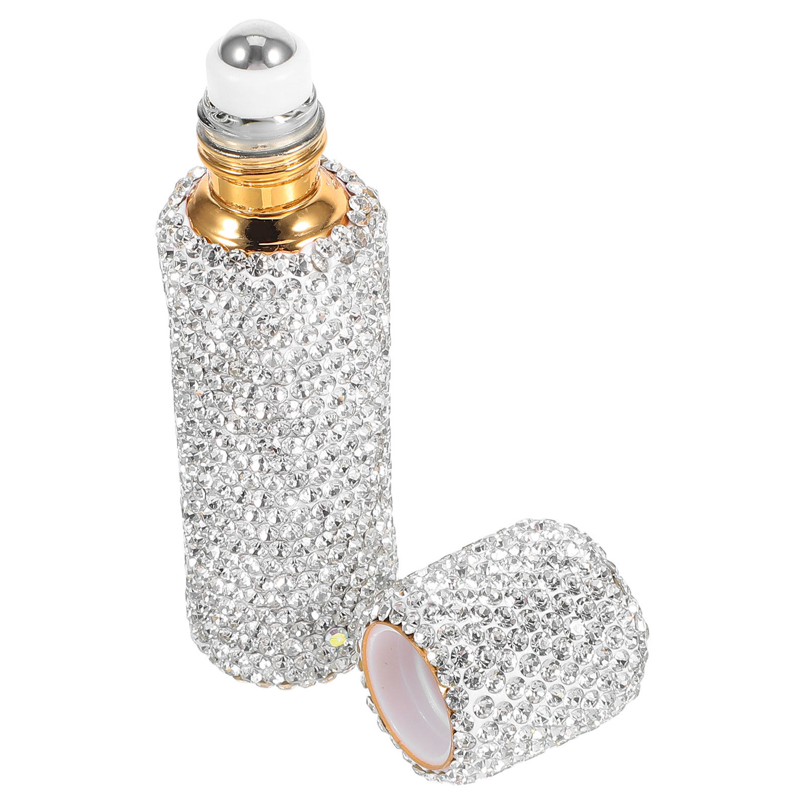 Perfume Refill Bottle - Rhinestone Roller Bottle 10Ml Light Blocking