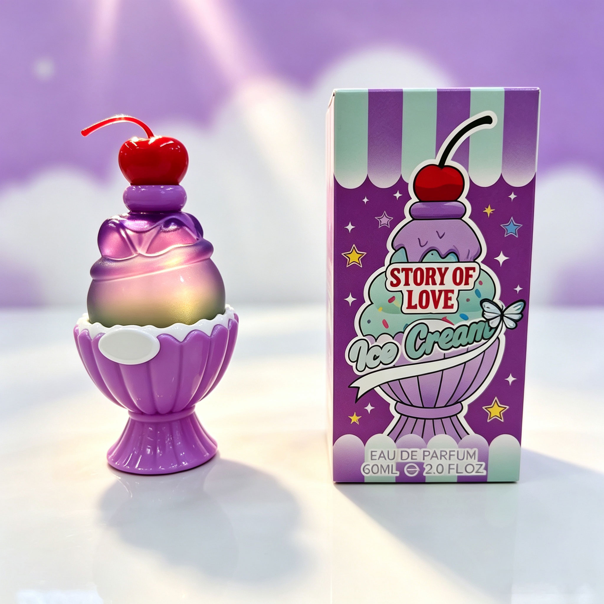 Cute Ice Cream Shaped Eau De P - đánh giá và giá Fragrance Perfume Box