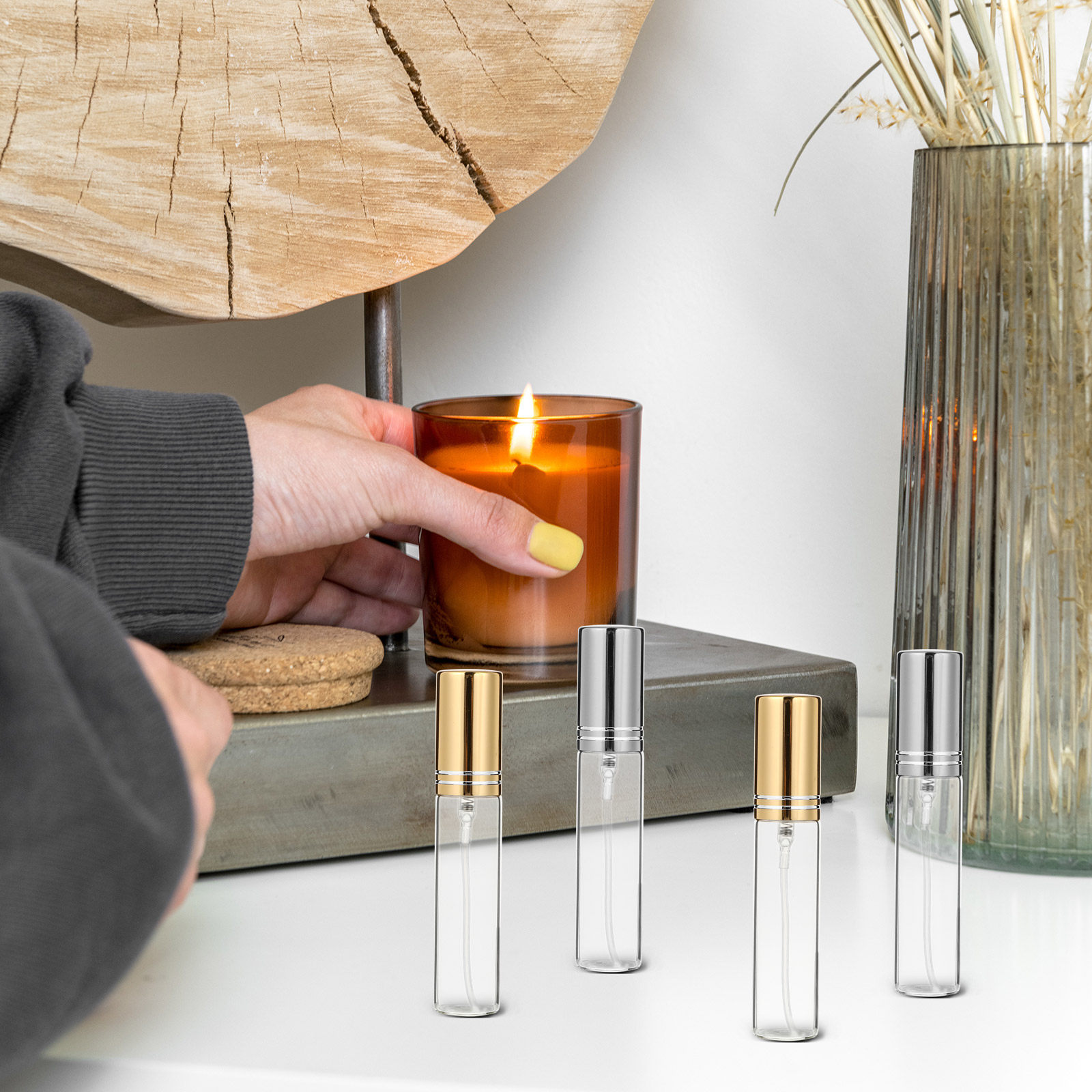 10Pcs High Quality Clear Glass - đánh giá và giá Perfume Quality Fragrance Oils