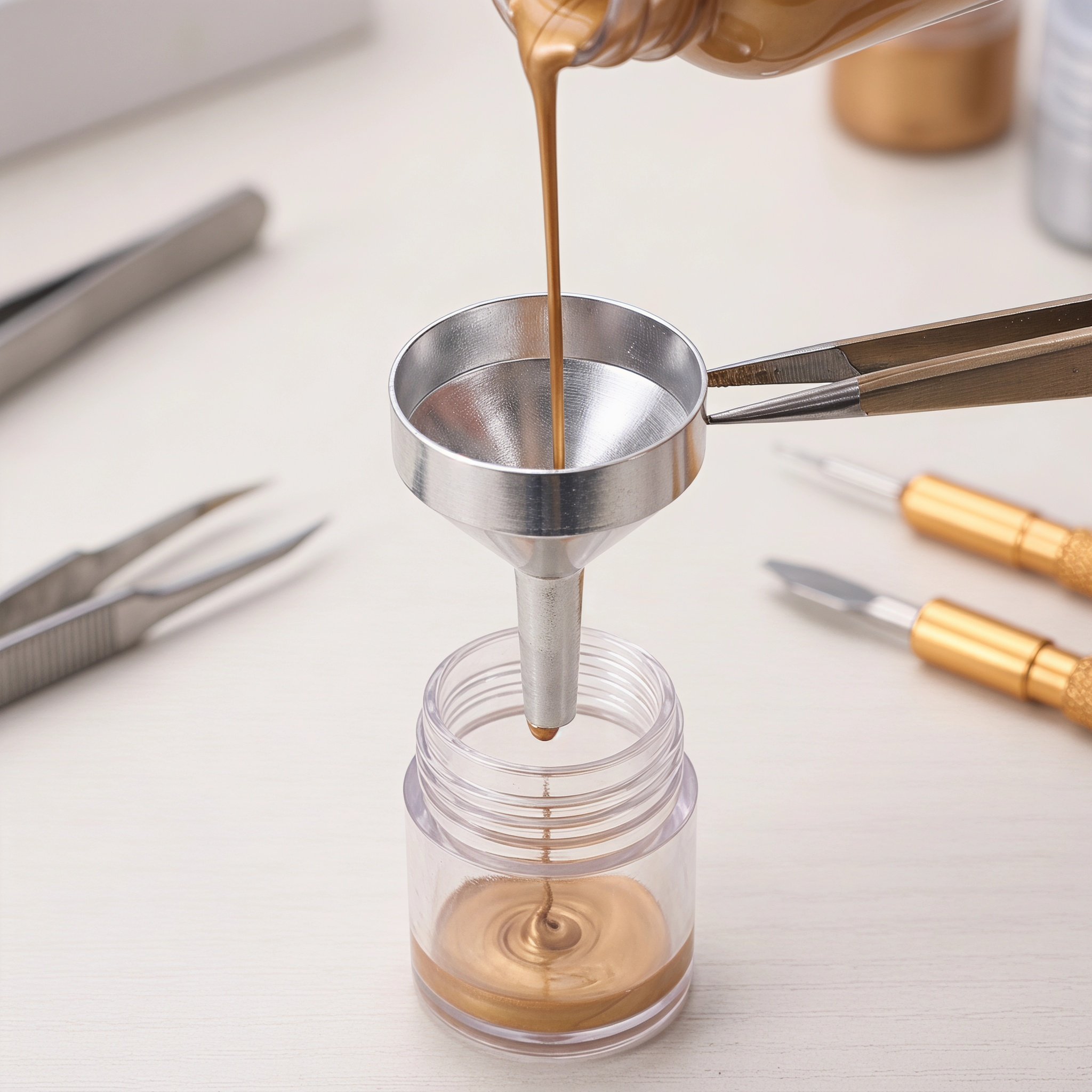 1Set Metal Funnel Kit Mini Alu - đánh giá và giá Perfume Refill Bottle