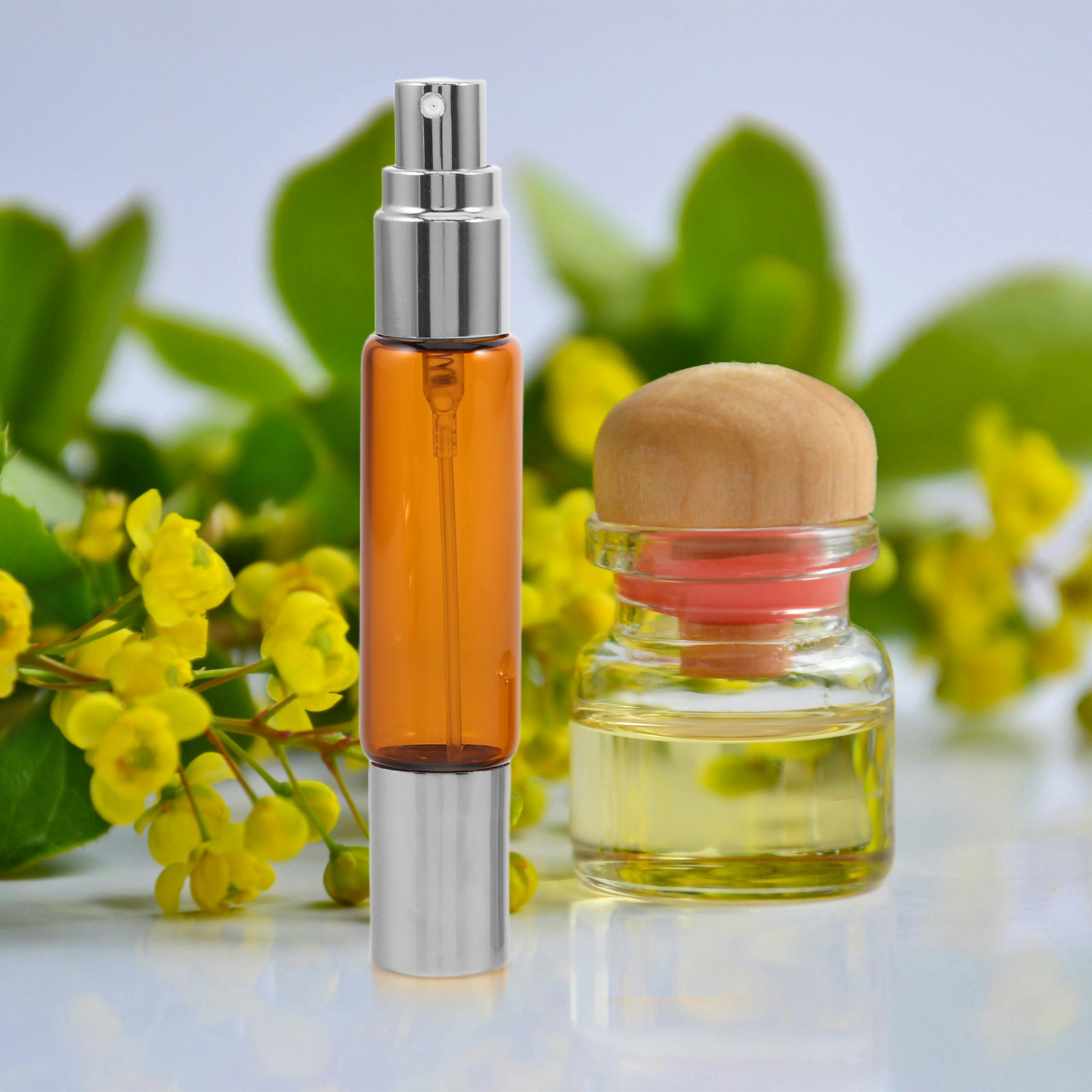 8Pcs Amber Glass Roller Bottle - đánh giá và giá Perfume Refill Bottle