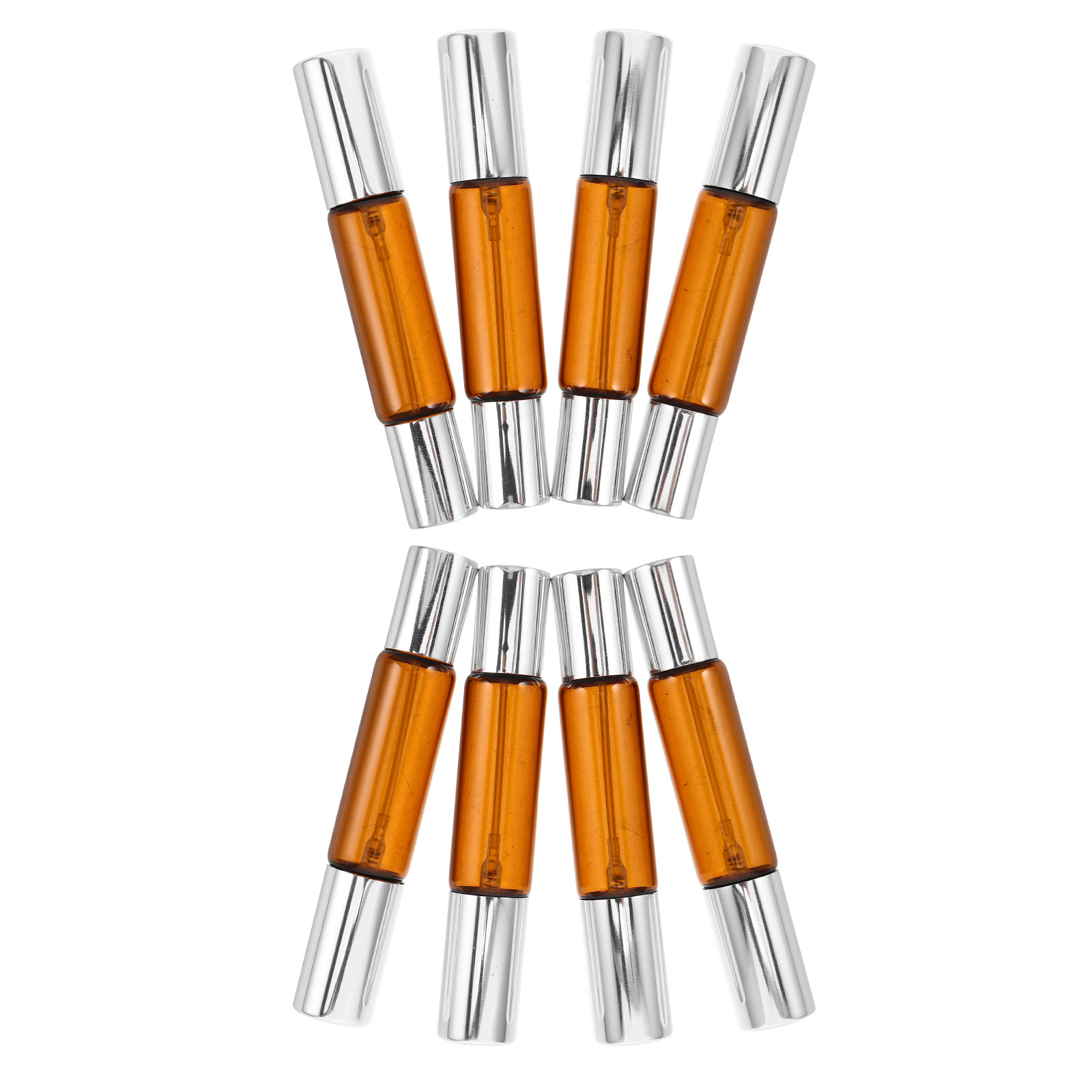 8Pcs Amber Glass Roller Bottle - đánh giá và giá Perfume Refill Bottle