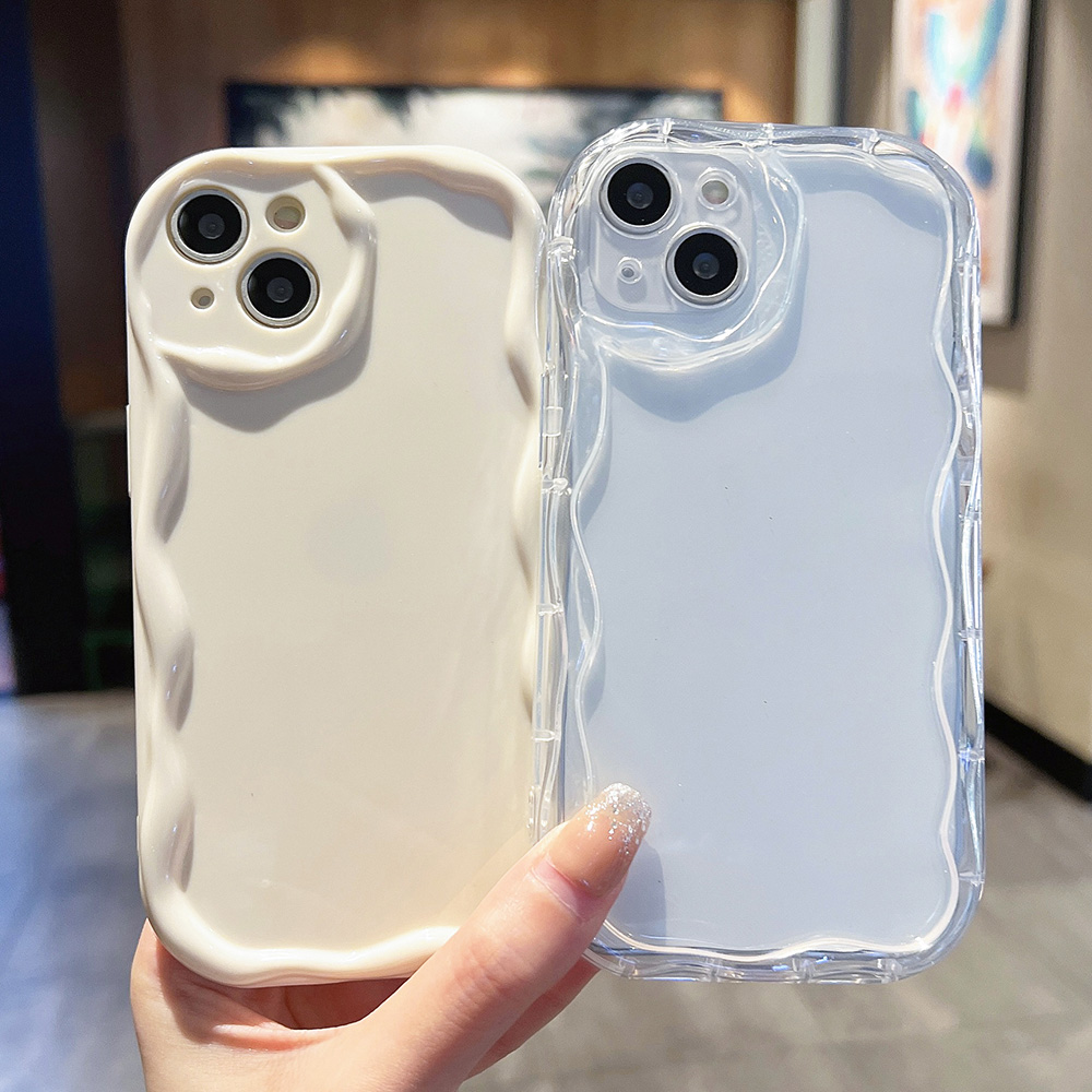 3D Wavy Border Phone Case For  - đánh giá và giá Fragance X