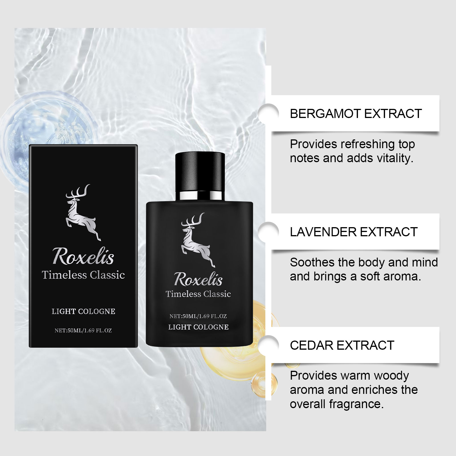 Roxelis Bergamot Perfume Class - đánh giá và giá Fragrance Perfume For Hair