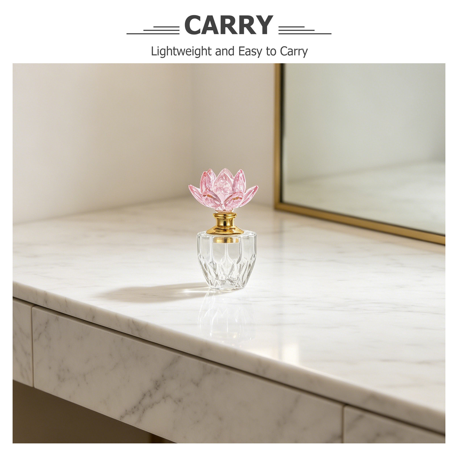 Crystal Perfume Bottle Pink 3M - đánh giá và giá Perfume Refill Bottle