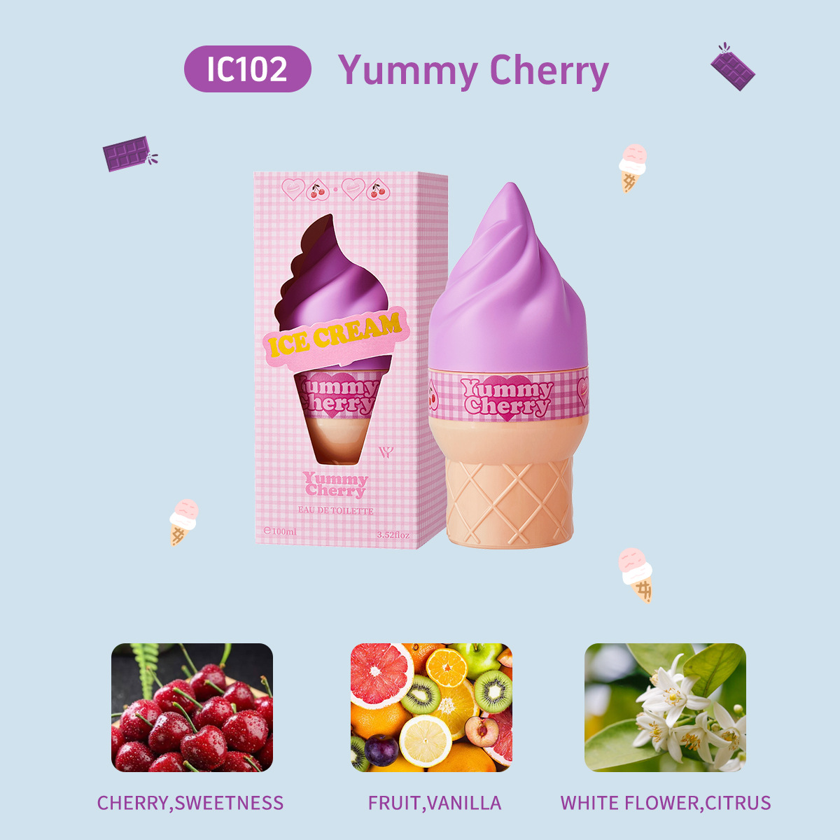 Ice Cream Cone Perfume Body Sp - đánh giá và giá Perfume Fragrance Bulk
