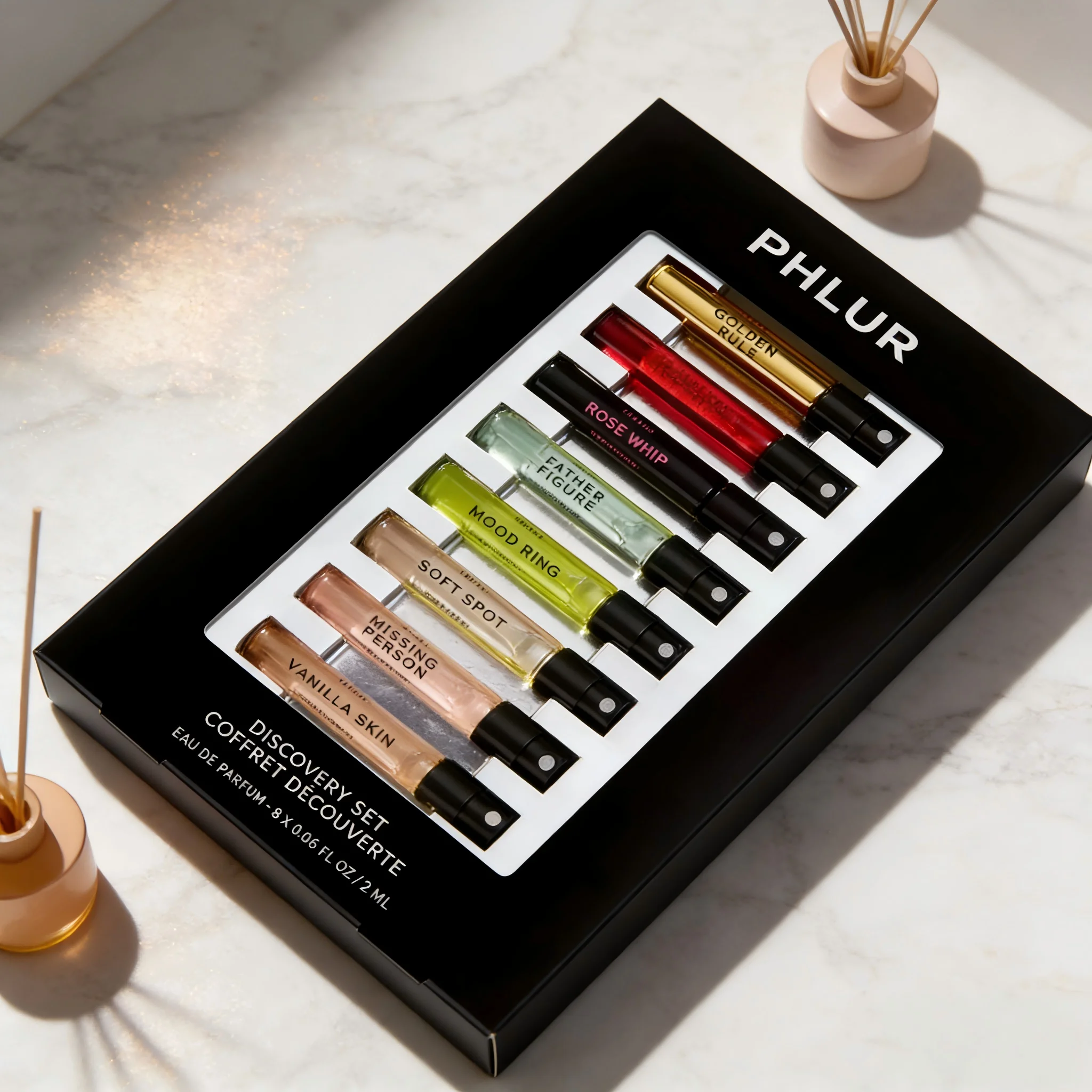 PHLUR Discovery Set Eau de Par - đánh giá và giá The Collection Perfume Fragrance